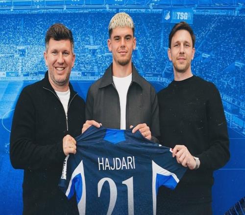 官方：霍芬海姆與22歲后衛(wèi)哈伊達里續(xù)長約，球員現(xiàn)身價2000萬歐