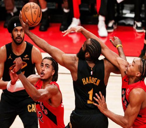 13中5，14中6！哈登連續兩場狀態低迷，騎士大比分被猛龍追平