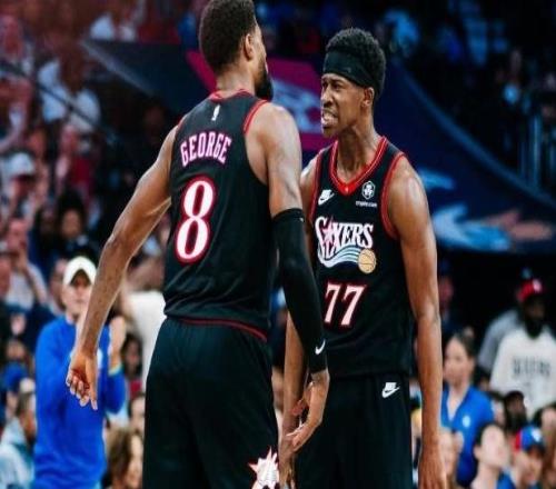 探花打鐵兩雙喬治4記三分，馬克西31+4+6難救主，76人惜敗綠軍