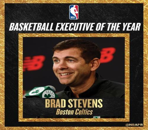 NBA官方：凱爾特人籃球運營總裁史蒂文斯當(dāng)選年度最佳高管