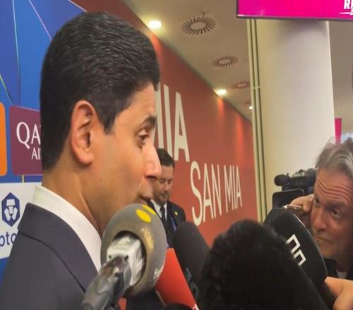 巴黎主席納賽爾：今天場上不是11名球員，而是23個戰士在戰斗