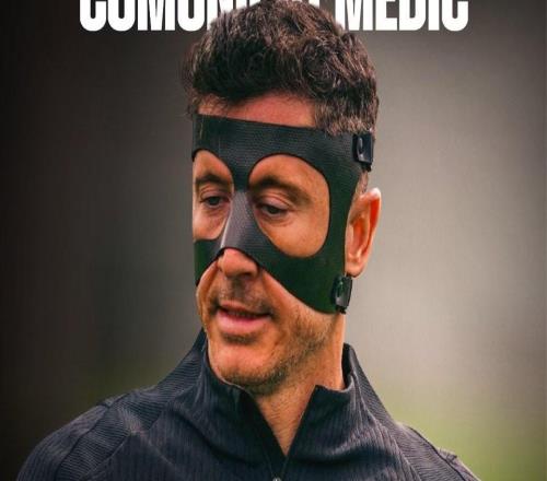 巴萨官方：此前眼眶受伤的莱万已获得队医出战许可