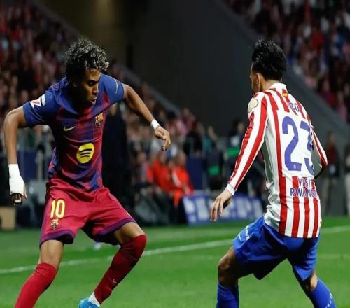 17岁亚马尔带伤破门:巴萨的豪赌与欧冠生死线