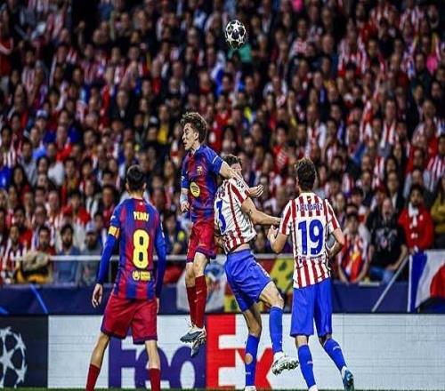 巴塞罗那总分23马竞无缘欧冠4强埃里克加西亚直红