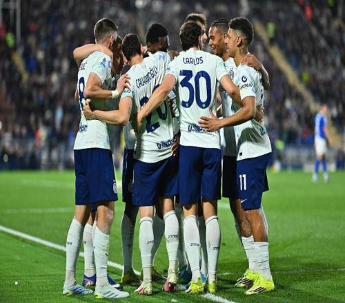 意甲夺冠在望国米43逆转科莫！26分钟连扳4球，剩6轮仍9分领跑