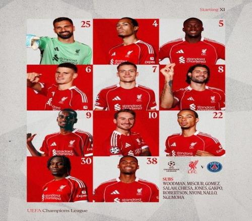 联袂出场,伊萨克、维尔茨和埃基蒂克第二次同场首发