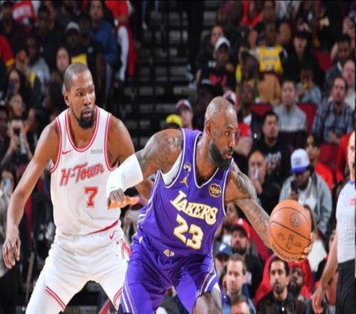 火箭队首轮打湖人，要控制防守尺度易犯规，官方预测41淘汰詹皇