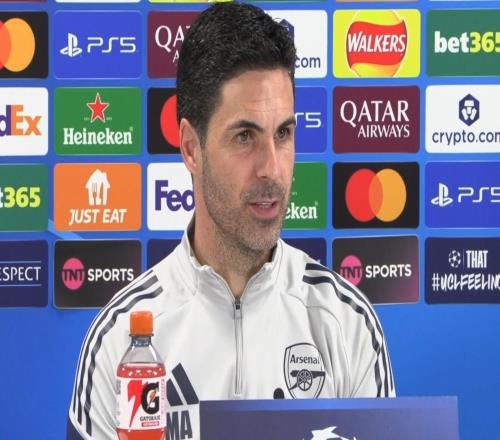 阿尔特塔：我想在球员、观众和我自己身上看到纯粹的火焰