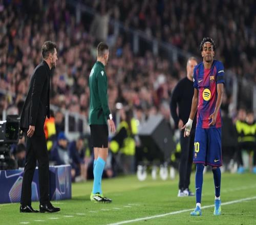 亚马尔喊话西蒙尼:给我个1v1机会,02落后还想着单挑