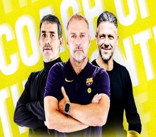 西甲4月最佳教练候选：弗里克、德米凯利斯、阿尔马达