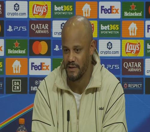 孔帕尼：我们在总比分上从未真正落后，没任何理由不保持冷静