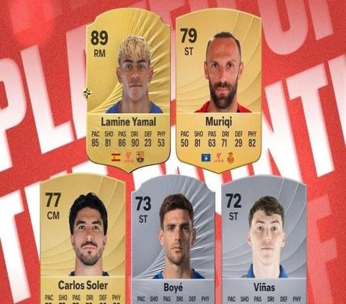 西甲4月最佳候选：亚马尔、穆里奇、索莱尔、博耶、比尼亚斯