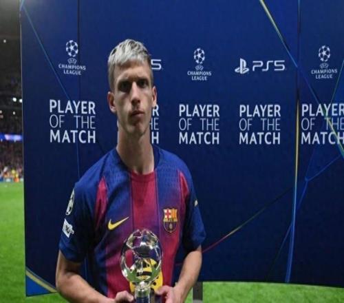 巴萨出局夜，获全场最佳的奥尔莫却一脸“生无可恋”