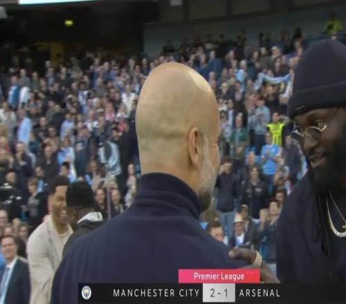 心情复杂枪手兼曼城旧将阿德巴约向瓜迪奥拉送上祝贺