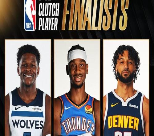 NBA年度最关键球员最终候选：爱德华兹、亚历山大、贾马尔穆雷