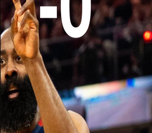 哈登霸气比2被赞超巨！出战21胜7负骑士福星36岁胡须花白仍巅峰