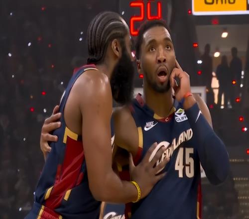 骑士20领先猛龙，赛后还有4个好消息，哈登迎来夺冠最好机会