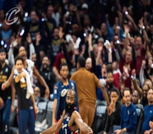 拉锯战！骑士领先10分被迫近：哈登16分，英格拉姆6中0一分未得