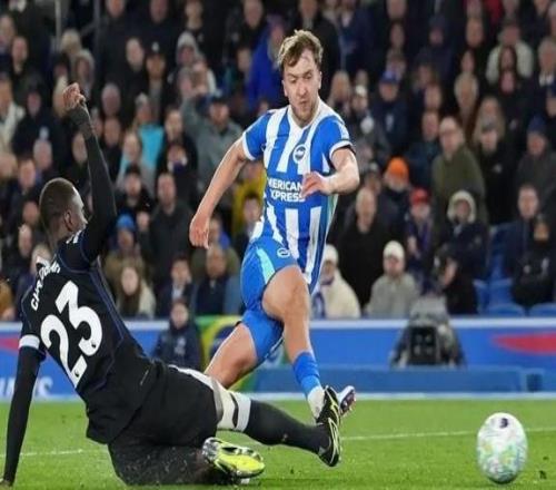 切尔西自2025年2月以来首次英超全场0射正，上次也是对布莱顿