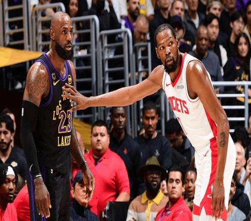 杜兰特复出！火箭惨败湖人，02落后！詹姆斯28+8+7，杜兰特9失误