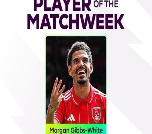 15分钟完成帽子戏法，吉布斯怀特当选英超第33轮最佳球员