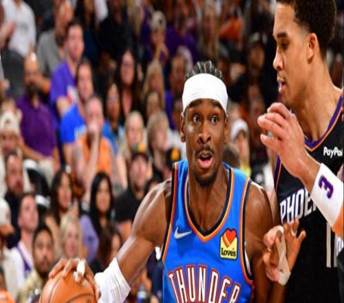 40横扫太阳，雷霆晋级静待湖火赢家！亚历山大31+8完胜布克6失误