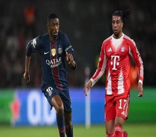 精彩，巴黎vs拜仁成欧冠历史第三次半决赛半场前双方均进2+球