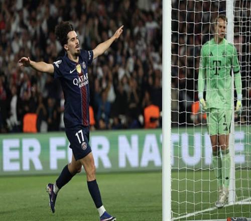 维蒂尼亚：今天我们踢得很开心相信拜仁也觉得踢我们不容易