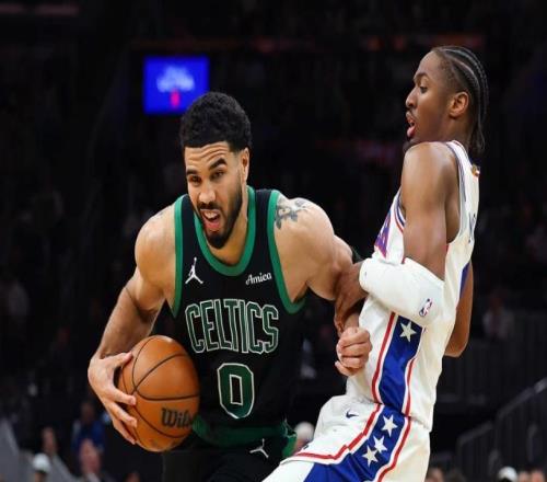 76人逆转大胜绿军追到23：恩比德33+8爆发塔图姆24+16