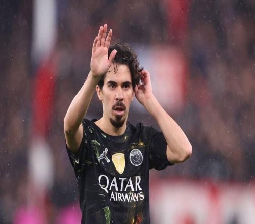 维蒂尼亚转会巴黎后52场欧冠全部都有出场，为同期最多