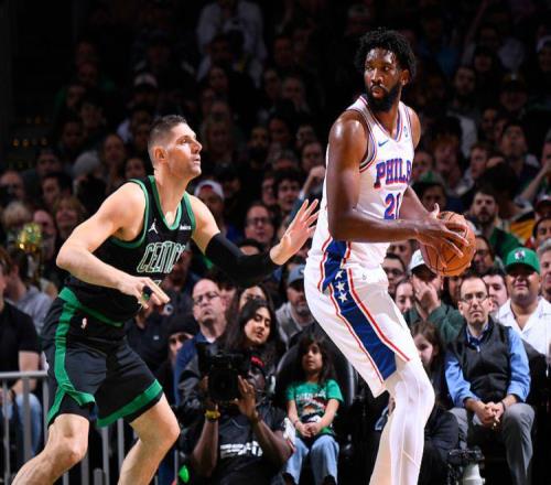 逆转！恩比德33+8，塔图姆24+16，乔治立大功，不愧是顶薪球员