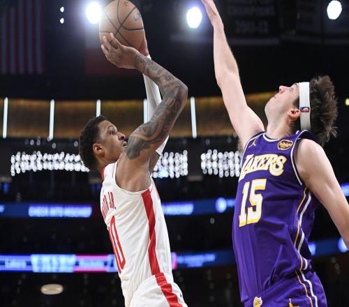 轰22+7掀翻湖人！火箭22岁1.22亿状元崛起，乌度卡：没他赢不了