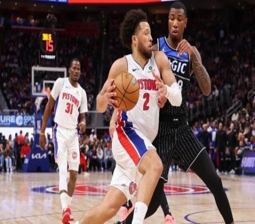 坎宁安45+5对飙班凯罗45+9+7活塞险胜魔术挽救赛点