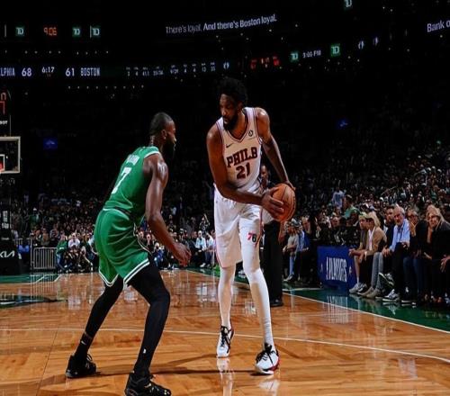 毕竟是MVP！76人内线核心到了季后赛真是打爆了凯尔特人的防线