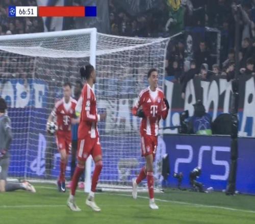 67球33助，穆西亚拉拜仁一队生涯已直接参与100球