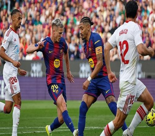 巴塞罗那52塞维利亚拉菲尼亚帽子戏法