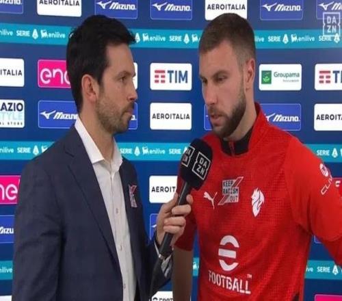 帕夫洛维奇:显然拉齐奥表现更好没看到莱奥被换下时的情况