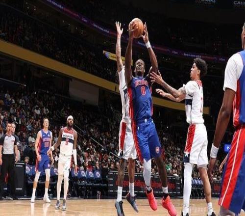 杜伦36+12卡林顿30分活塞送奇才十三连败