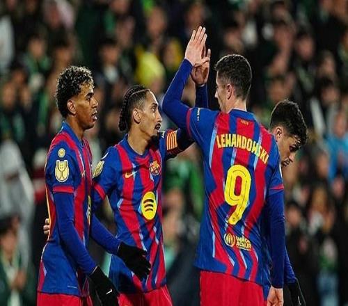 国王杯费兰亚马尔建功巴萨20桑坦德竞技