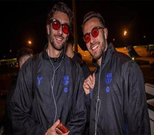 每体：跟风略伦特，三名巴萨球员夜间出行齐戴红色镜片