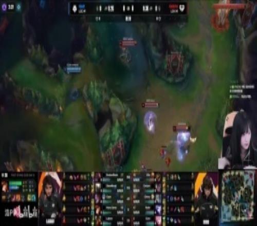 经典倒三角！韩国GenG女粉看G2首局轻取GEN：C8！潘森玩的也太好了吧