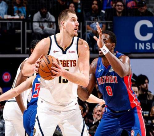 活塞拒逆转！康宁汉姆29+10，约基奇24+15全队最低，穆雷32分13罚