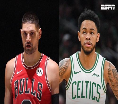 Shams：公牛将武切维奇交易至凯尔特人，换来安芬尼西蒙斯