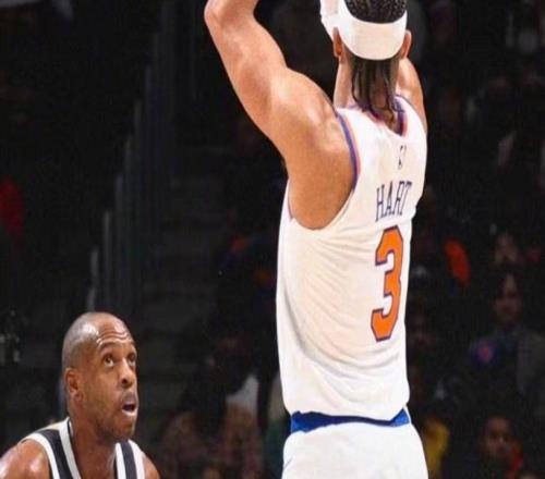 布伦森21+4征服客场球迷，唐斯两双布里奇斯23分，尼克斯大胜奇才