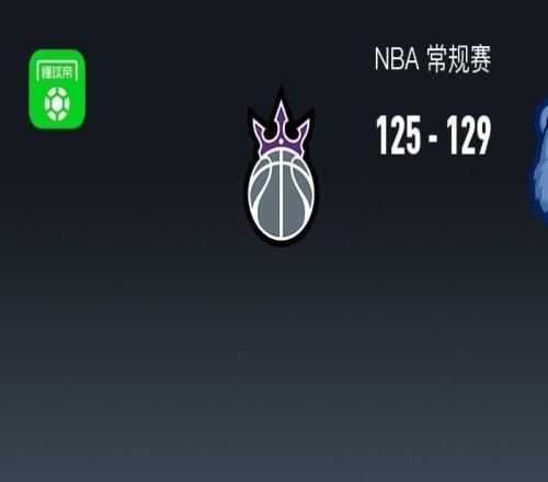 灰熊129125送国王10连败，杰罗姆28+7，小萨24+15