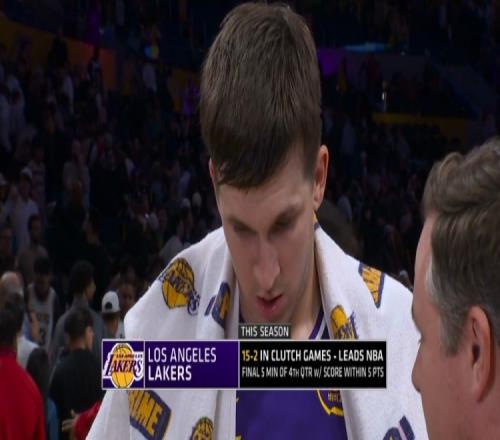 湖人本季关键时刻15胜2负！球队接下来魔鬼赛程要打雷霆马刺快船