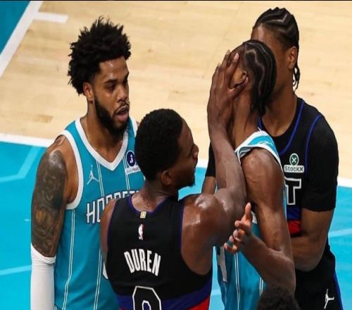 NBA官宣活塞黄蜂群殴罚单：斯图尔特禁赛7场杜伦2场小桥迪巴4场