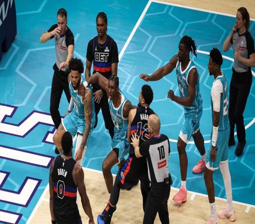 重磅重罚！活塞黄蜂斗殴禁赛4人，合计罚单近200万美元