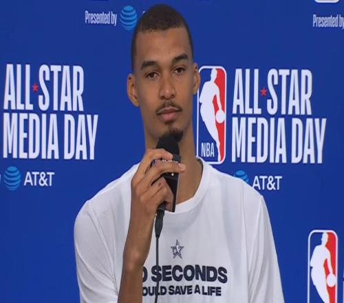 文班亚马：詹姆斯退役那天我不会哭马刺队友还没准备好去少林寺