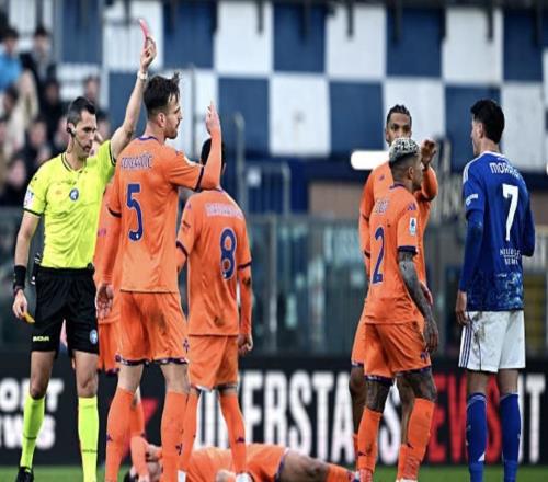 莫拉塔染红，小法：挑衅是足球的一部分，接受不了就别踢球了